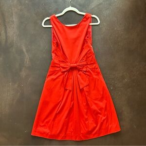 Kate Spade Vibrant Red cotton cocktail Dress